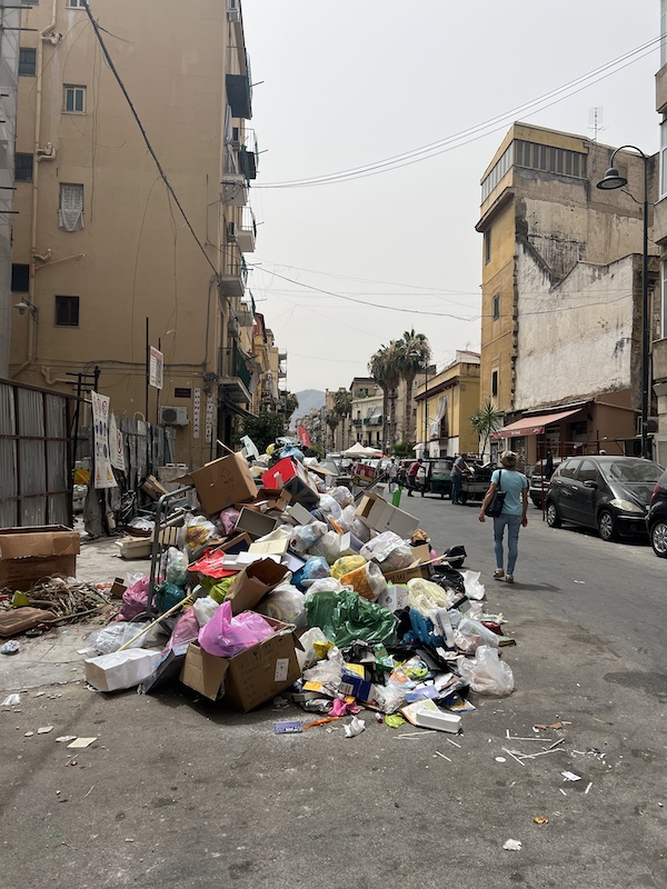 Müllhaufen in Palermo